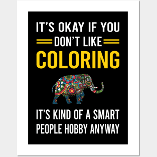 Smart People Hobby Coloring Posters and Art